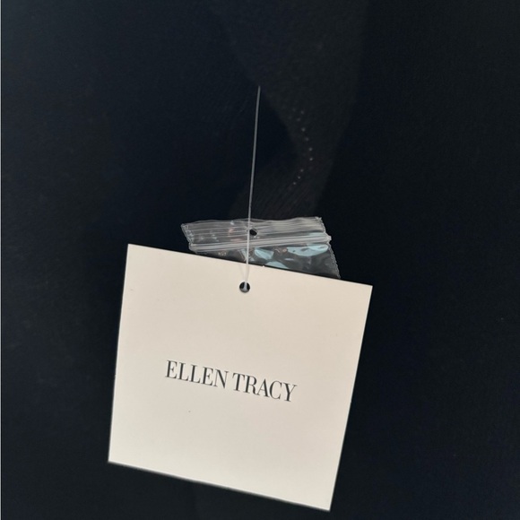 Ellen Tracy Black Cardigan Sweater. Buttons Up.NWT Size M - Picture 9 of 10
